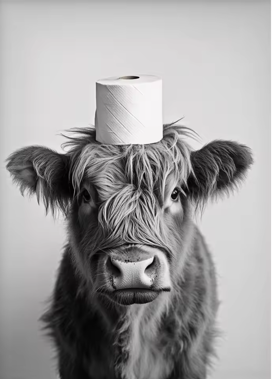 Grappige Dieren Toilet Poster – Humoristische Canvas Badkamer Wanddecoratie