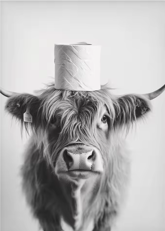 Grappige Dieren Toilet Poster – Humoristische Canvas Badkamer Wanddecoratie