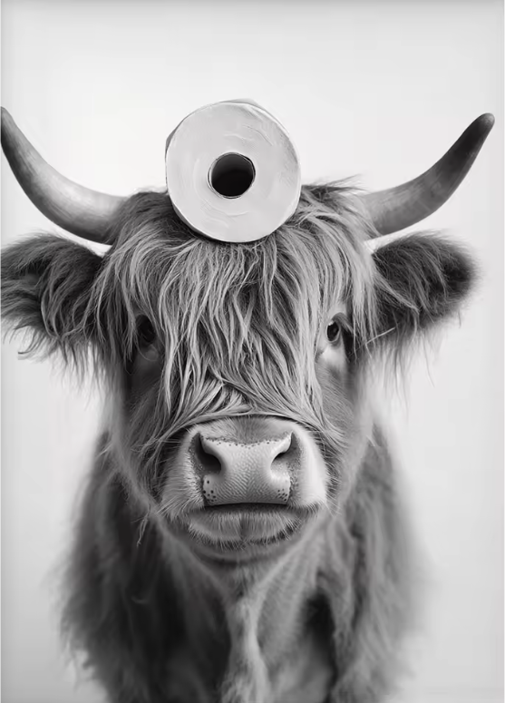 Grappige Dieren Toilet Poster – Humoristische Canvas Badkamer Wanddecoratie