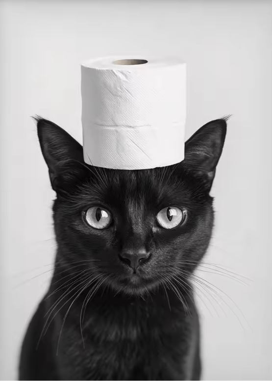 Grappige Dieren Toilet Poster – Humoristische Canvas Badkamer Wanddecoratie