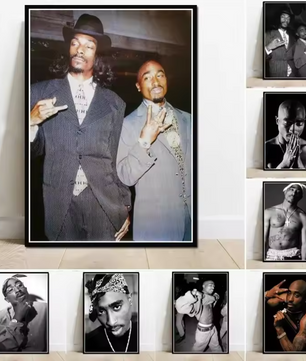 Hip Hop Rap Poster Canvas – Muziek Legende Album Wanddecoratie