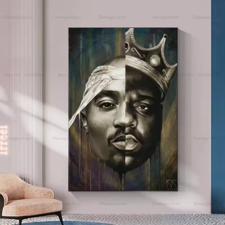 Hip Hop Rap Poster Canvas – Muziek Legende Album Wanddecoratie
