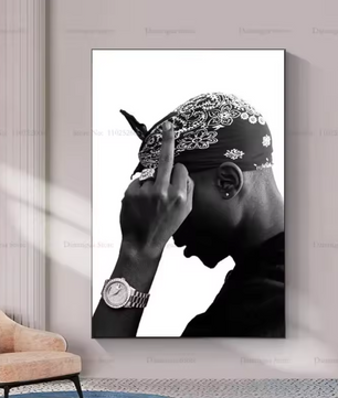 Hip Hop Rap Poster Canvas – Muziek Legende Album Wanddecoratie