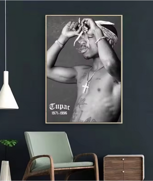 Hip Hop Rap Poster Canvas – Muziek Legende Album Wanddecoratie