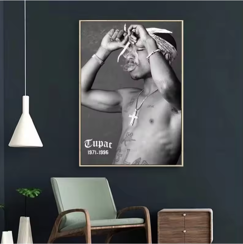 Hip Hop Rap Poster Canvas – Muziek Legende Album Wanddecoratie