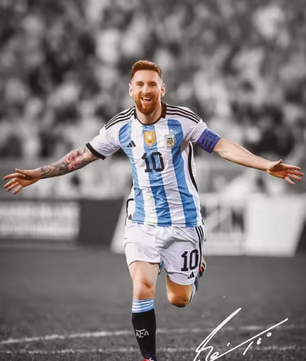 Voetbal Sterren Canvas Poster – Sport Moment Wanddecoratie