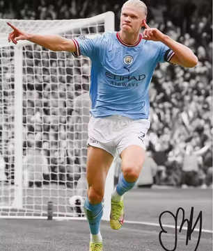 Voetbal Sterren Canvas Poster – Sport Moment Wanddecoratie