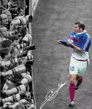 Voetbal Sterren Canvas Poster – Sport Moment Wanddecoratie