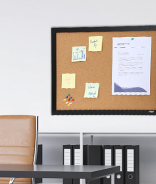 Kurk Prikbord met MDF Frame – Groot Bulletin Board voor Notities, Foto’s en Planning