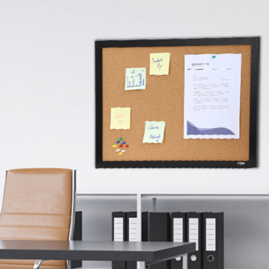 Kurk Prikbord met MDF Frame – Groot Bulletin Board voor Notities, Foto’s en Planning