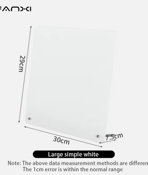 Magnetisch Memobord met Standaard – Metalen Tafel Prikbord voor Notities, Foto’s en Magneten