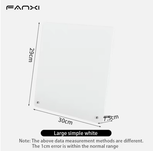 Magnetisch Memobord met Standaard – Metalen Tafel Prikbord voor Notities, Foto’s en Magneten