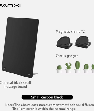 Magnetisch Memobord met Standaard – Metalen Tafel Prikbord voor Notities, Foto’s en Magneten