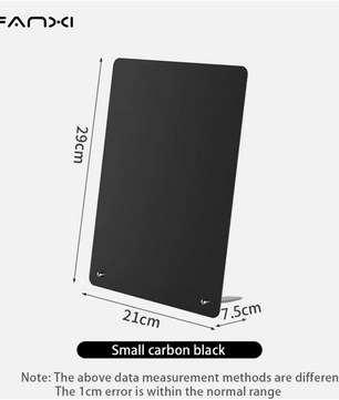 Magnetisch Memobord met Standaard – Metalen Tafel Prikbord voor Notities, Foto’s en Magneten