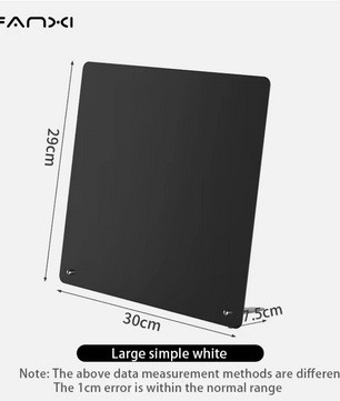 Magnetisch Memobord met Standaard – Metalen Tafel Prikbord voor Notities, Foto’s en Magneten