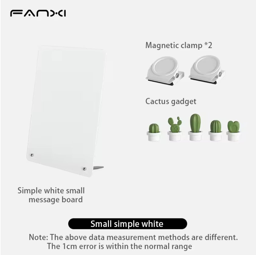 Magnetisch Memobord met Standaard – Metalen Tafel Prikbord voor Notities, Foto’s en Magneten