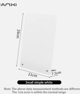 Magnetisch Memobord met Standaard – Metalen Tafel Prikbord voor Notities, Foto’s en Magneten