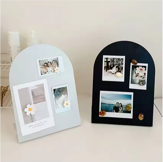 Metalen Desktop Memobord – Staand Berichtbord voor Bureau, Notities en Foto’s