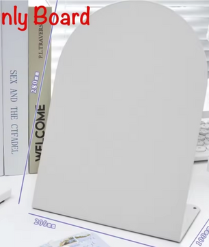 Metalen Desktop Memobord – Staand Berichtbord voor Bureau, Notities en Foto’s