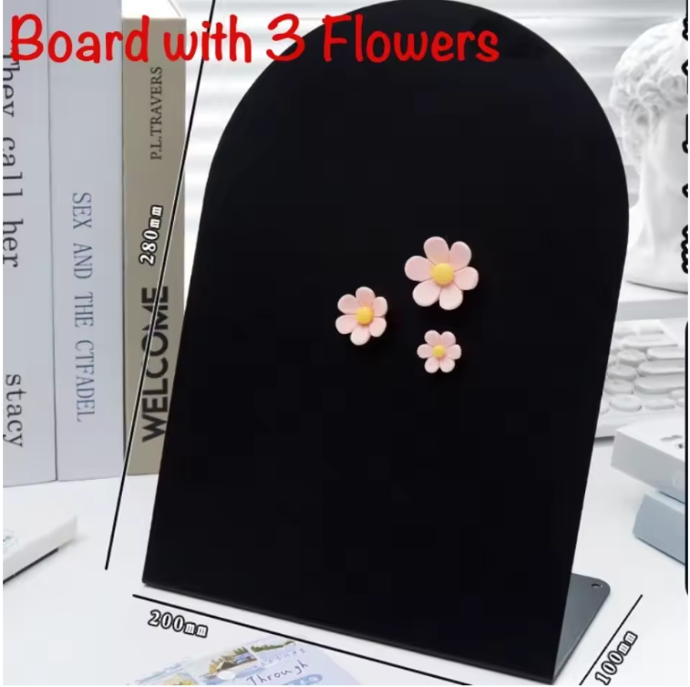 Metalen Desktop Memobord – Staand Berichtbord voor Bureau, Notities en Foto’s