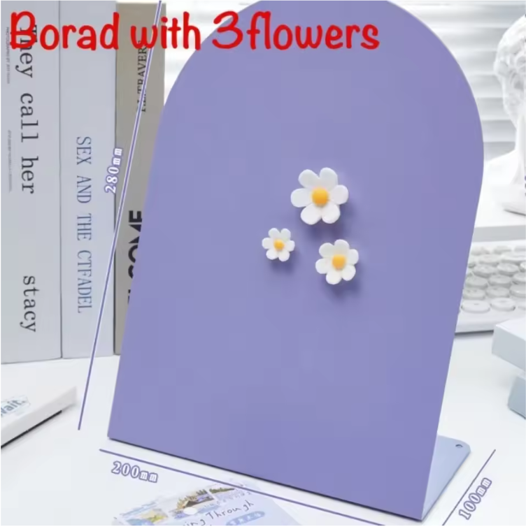 Metalen Desktop Memobord – Staand Berichtbord voor Bureau, Notities en Foto’s