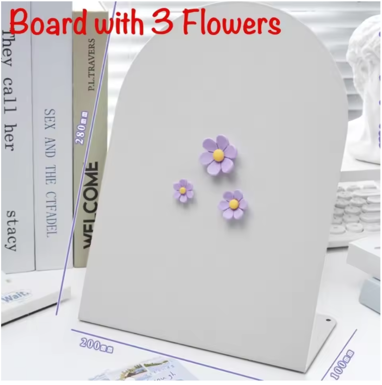 Metalen Desktop Memobord – Staand Berichtbord voor Bureau, Notities en Foto’s