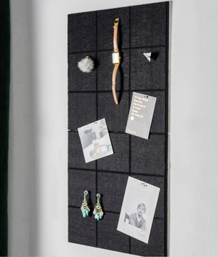 Vilten Prikbord 30 × 30 cm – Wand Memobord voor Notities, Foto’s en Inspiratie