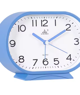 Compacte Bureau Wekker – Klassieke Quartz Nachtkastklok voor Slaapkamer en Bureau