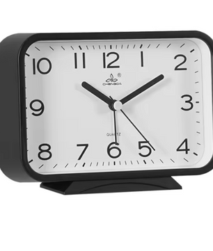 Compacte Bureau Wekker – Klassieke Quartz Nachtkastklok voor Slaapkamer en Bureau