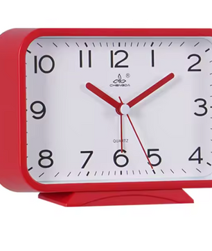 Compacte Bureau Wekker – Klassieke Quartz Nachtkastklok voor Slaapkamer en Bureau