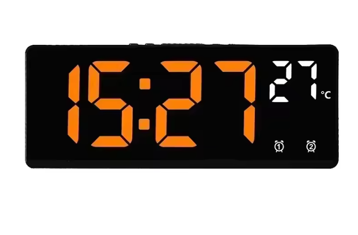 Digitale LED Wekker met Spraakbediening – Dual Alarm, Temperatuur en Snooze