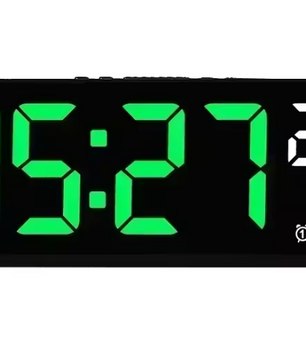 Digitale LED Wekker met Spraakbediening – Dual Alarm, Temperatuur en Snooze