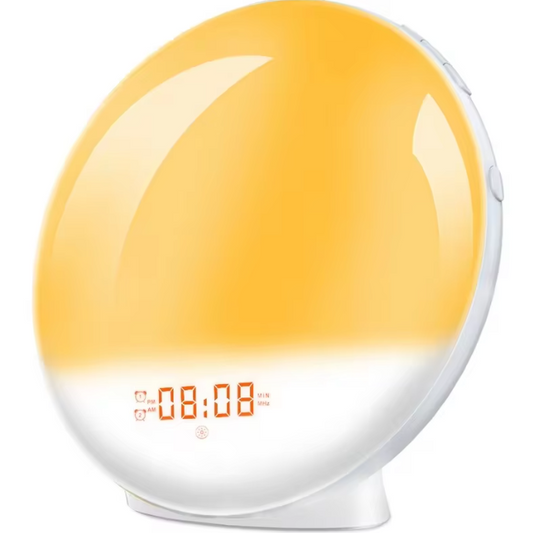 Sunrise Wake-Up Light Wekker – Digitale Alarmklok met FM Radio en Nachtlamp