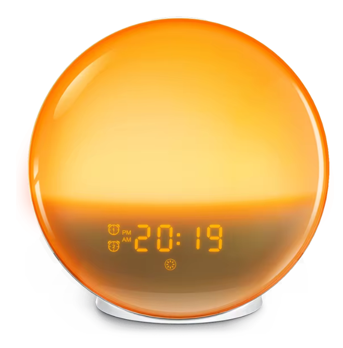 Sunrise Wake-Up Light Wekker – Digitale Alarmklok met FM Radio en Nachtlamp