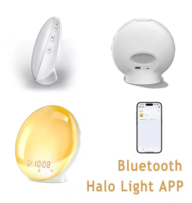 Sunrise Wake-Up Light Wekker – Digitale Alarmklok met FM Radio en Nachtlamp