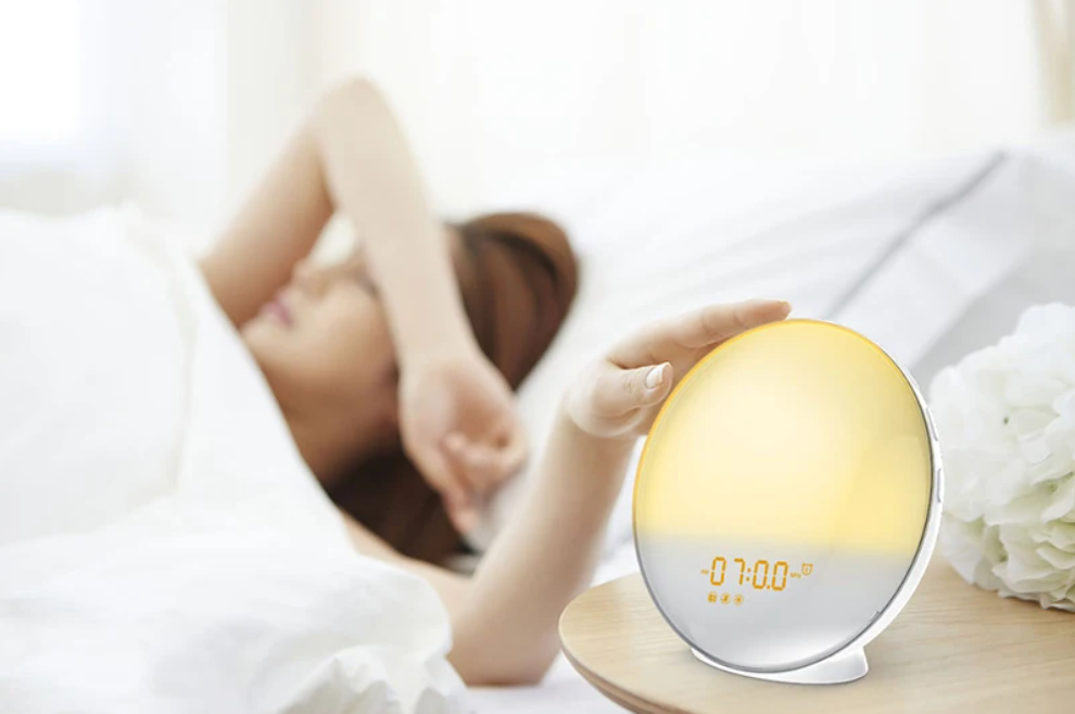 Sunrise Wake-Up Light Wekker – Digitale Alarmklok met FM Radio en Nachtlamp