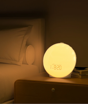 Sunrise Wake-Up Light Wekker – Digitale Alarmklok met FM Radio en Sfeerverlichting