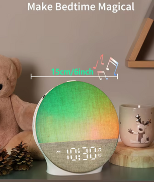 Sunrise Wake-Up Light Wekker – Bluetooth Speaker, White Noise en Nachtlamp