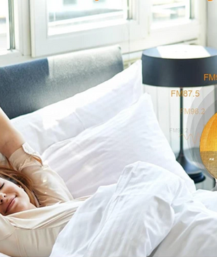 Sunrise Wake-Up Light Wekker – Bluetooth Speaker, White Noise en Nachtlamp
