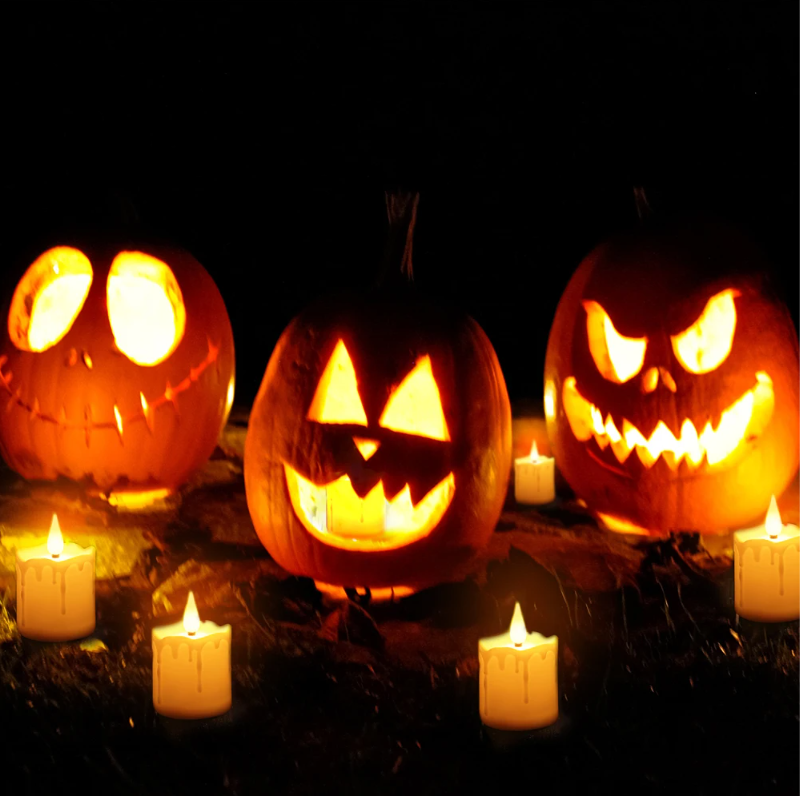 Set van 6 Oplaadbare LED Kaarsen met Afstandsbediening – Waterdichte Theelichtjes met Timer