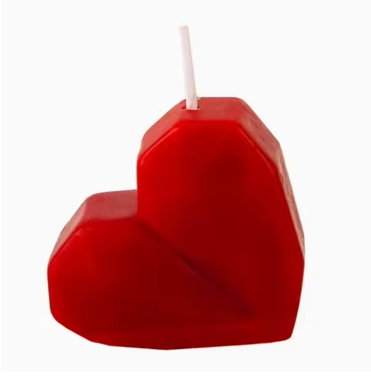 Romantische Hartvormige Geurkaars – Decoratieve Love Kaars voor Valentijn en Interieur