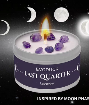 Set van 3 Geurkaarsen met Maanfasen – Aromatische Manifestatie Kaarsen voor Sfeer en Meditatie