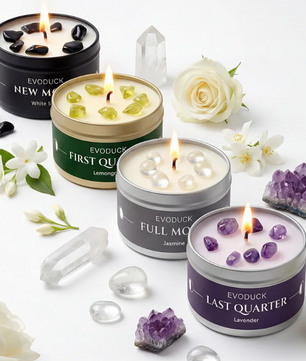 Maanfase Geurkaars – Spirituele Manifestatie Kaars voor Sfeer en Decoratie