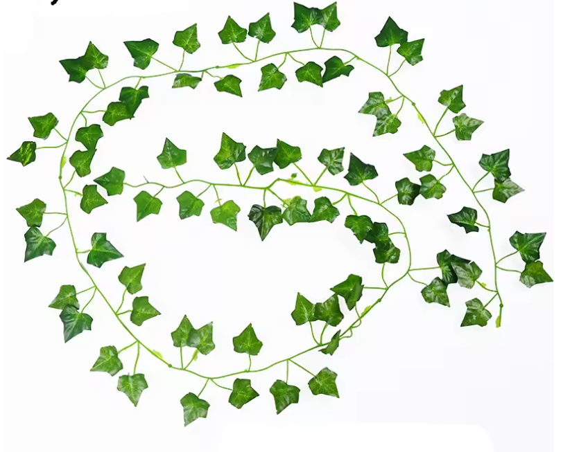 Kunstmatige Klimop Slinger – Decoratieve Hangende Ivy Bladeren voor Muur, Tuin en Feestdecoratie