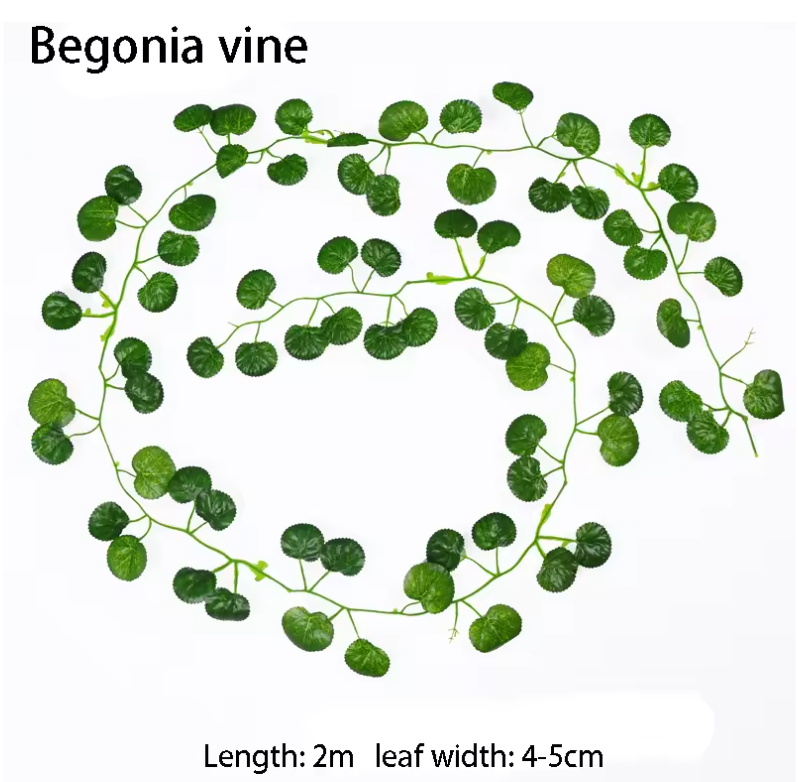 Kunstmatige Klimop Slinger – Decoratieve Hangende Ivy Bladeren voor Muur, Tuin en Feestdecoratie