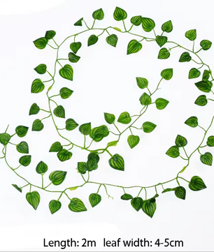 Kunstmatige Klimop Slinger – Decoratieve Hangende Ivy Bladeren voor Muur, Tuin en Feestdecoratie
