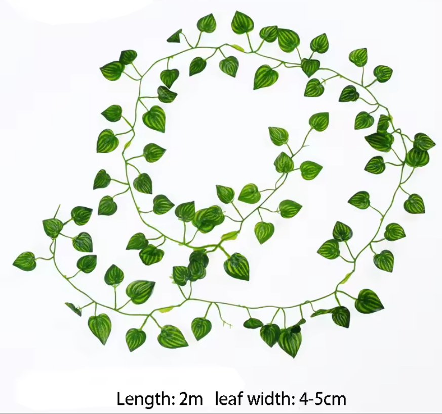 Kunstmatige Klimop Slinger – Decoratieve Hangende Ivy Bladeren voor Muur, Tuin en Feestdecoratie