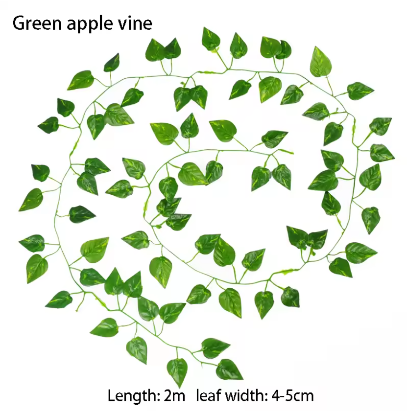 Kunstmatige Klimop Slinger – Decoratieve Hangende Ivy Bladeren voor Muur, Tuin en Feestdecoratie