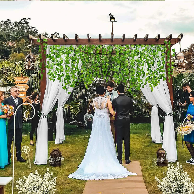 Kunstmatige Klimop Slinger – Decoratieve Hangende Ivy Bladeren voor Muur, Tuin en Feestdecoratie