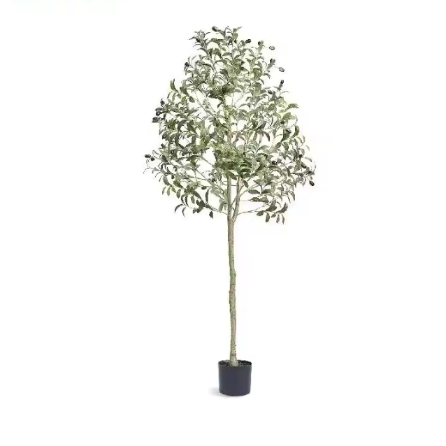 Kunstmatige Olijfboom – Realistische Faux Olijfplant voor Woonkamer, Kantoor en Interieurdecoratie